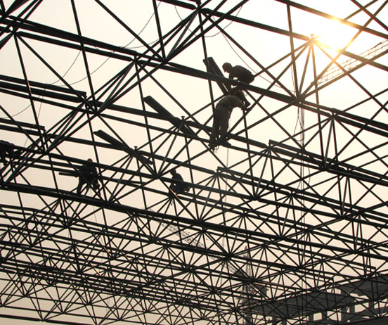 马鞍山厂房网架安装